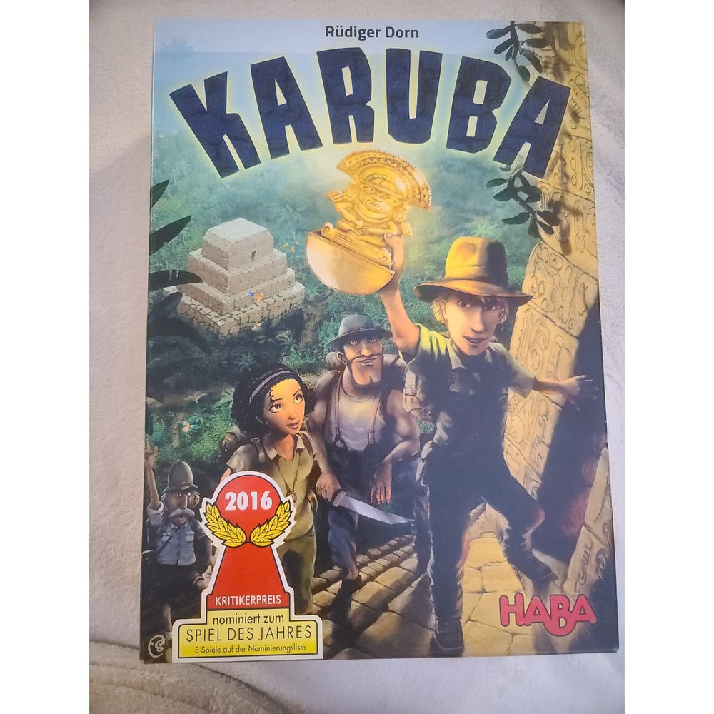 Karuba Board Game HABA Rudiger Dorn Tile-Based Strategy Adventure German Game